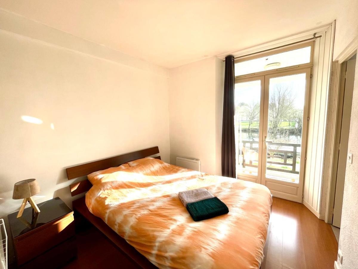 T3-Balcon Plein Sud-Acces Direct Au Bord Du Loing Apartment Moret-sur-Loing Ngoại thất bức ảnh